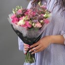 2479534 Черная пленка для упаковки с прозрачными краями.Размер 60 * 60 см.